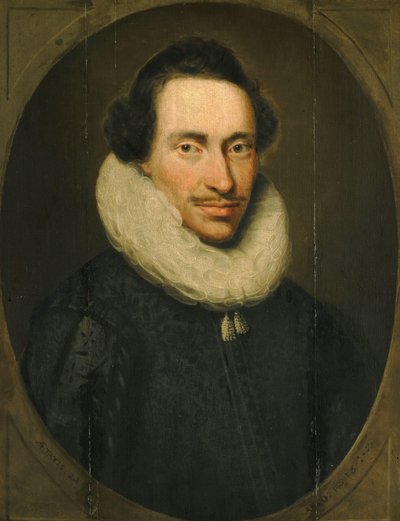 Porträtt av Philippe le Mire av Jacob Lambrechtsz Loncke