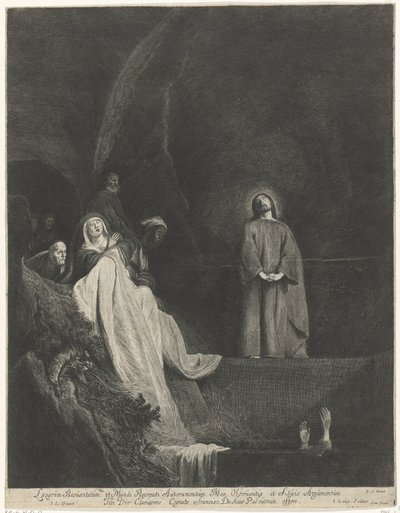 Uppfostran av Lazarus av Jacob Louys