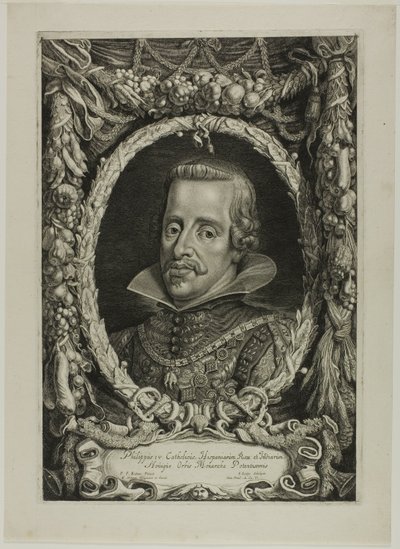 Filip IV, kung av Spanien, tavla 12 från Duces Burgundiae (Dukes of Burgundy) av Jacob Louys