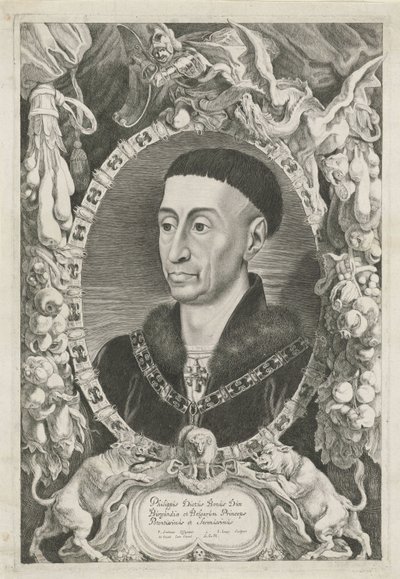Porträtt av Philip de Goede Dukes of Burgundy (serietitel) av Jacob Louys