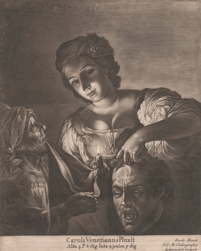 Judith med huvudet av Holofernes av Jacob Mannl