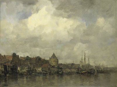 Schreierstoren på utsidan i Amsterdam av Jacob Maris