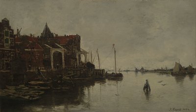 Hamnscenen av Jacob Maris