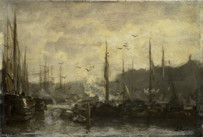 Utsikt över hamnen av Jacob Maris