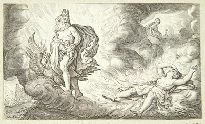 Bacchus födelse av Jacob Matham