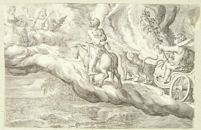 Bacchus och Vulcan återvänder till Olympen av Jacob Matham