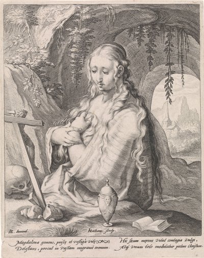 Maria Magdalena till Boetawardi av Jacob Matham