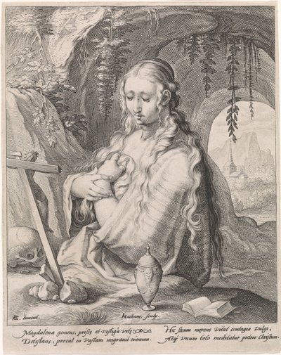 Maria Magdalena till Boetawardi av Jacob Matham