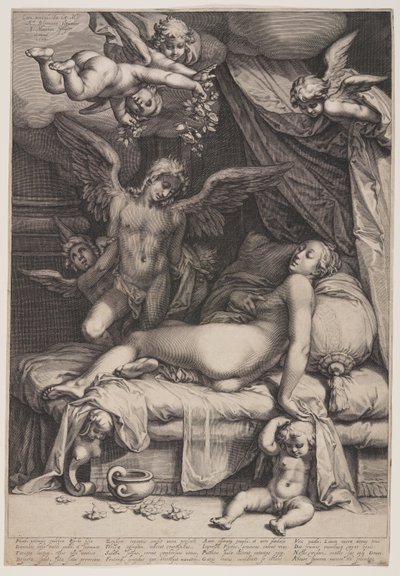 Amor och Psyke av Jacob Matham