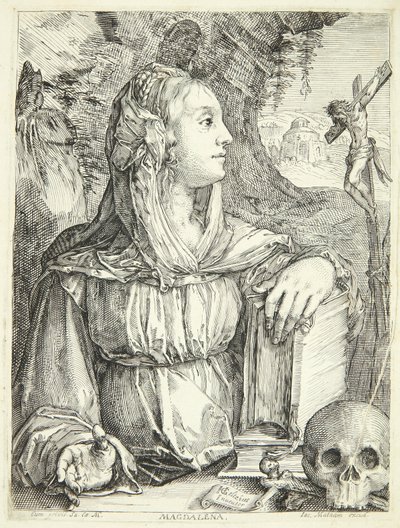 Den ångerfulla Maria Magdalena av Jacob Matham