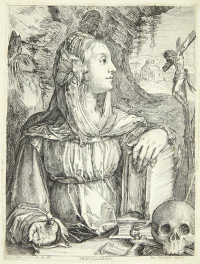 Den ångerfulla Maria Magdalena av Jacob Matham