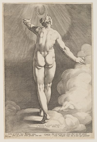 Diana i molnen av Jacob Matham