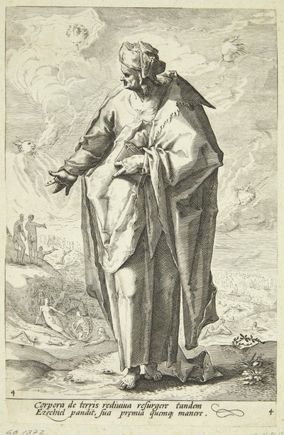 Hesekiel av Jacob Matham