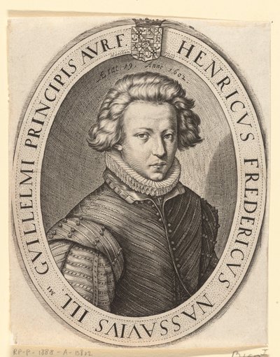 Fredrik Henrik, prins av Oranien 1602 av Jacob Matham