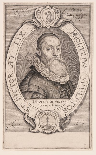 Hendrick Goltzius av Jacob Matham