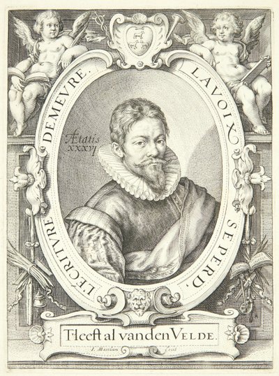 Jan van de Velde den äldre av Jacob Matham