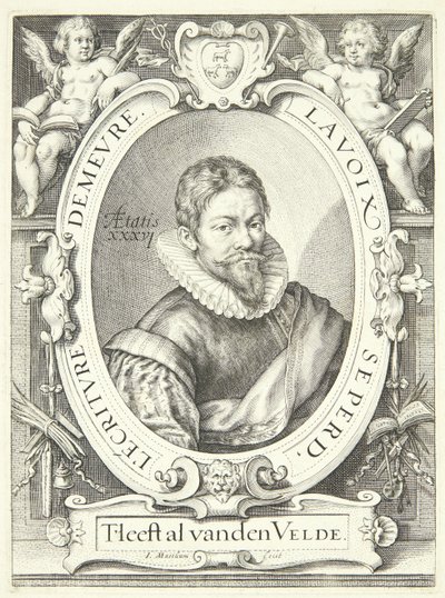 Jan van de Velde den äldre av Jacob Matham