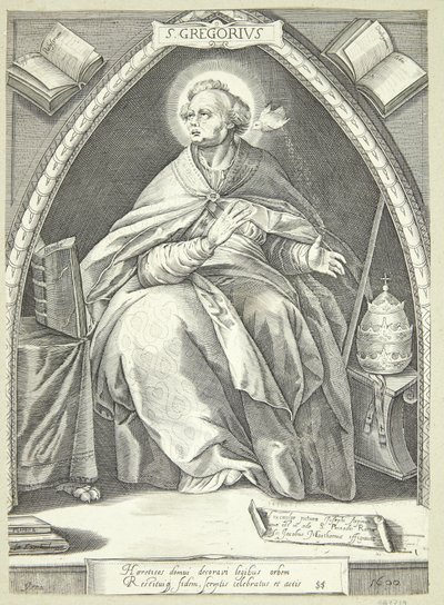 Kyrkofäderna av Jacob Matham
