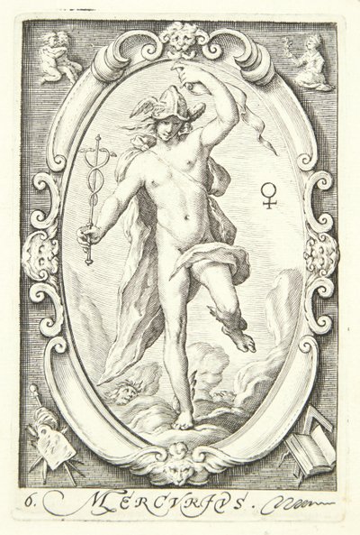 Merkurius av Jacob Matham