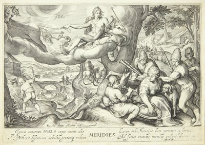 Middag, Phoebus tid av Jacob Matham