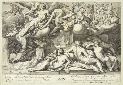 Natt, Morpheus tid av Jacob Matham