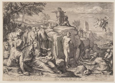 Perseus och Andromeda av Jacob Matham