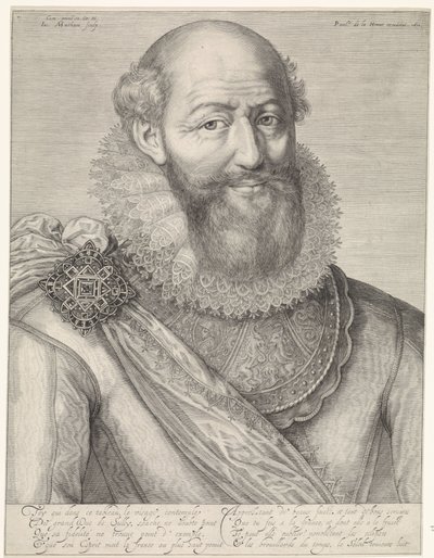 Porträtt av Maximilien de Béthune av Jacob Matham