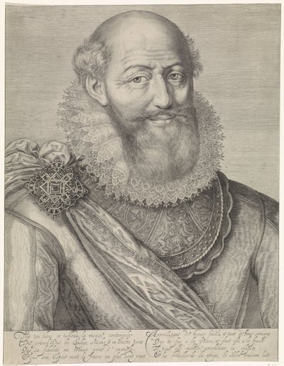 Porträtt av Maximilien de Béthune av Jacob Matham