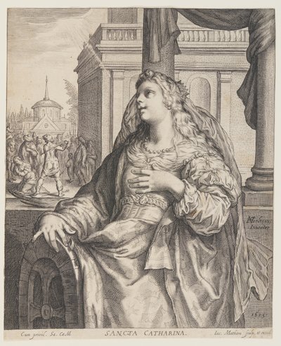 St Catherine av Jacob Matham