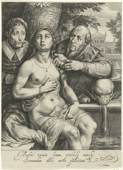 Susanna och de äldre av Jacob Matham