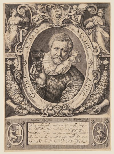 Vincent Jacobsz. Coster, vinhandlare av Jacob Matham