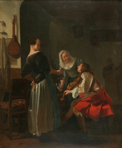 Merry Company, ca 1665 (olja på duk) av Jacob Lucasz Ochtervelt