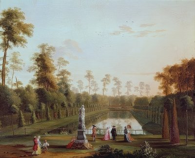 Poolen i djurparken av Jacob Philipp Hackert
