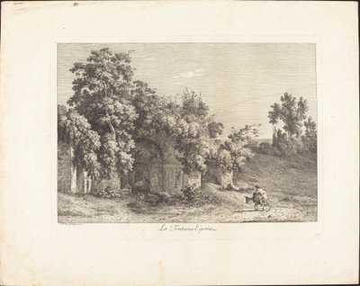 Fontana Egeria av Jacob Wilhelm Mechau