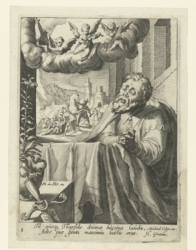 Paulus som en ångerfull syndare Åtta ångerfulla syndare från Gamla och Nya testamentet (serietitel) av Jacob de Gheyn (II) (workshop of)