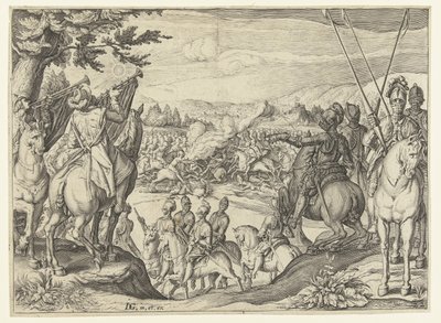 ridstrid The Equestrian School (serietitel) av Jacob de Gheyn (II) (workshop of)