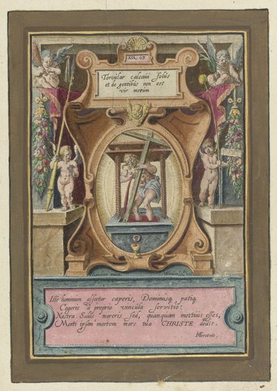 Kristus i vinpressen Passion of Christ (serietitel) av Jacob de Gheyn (II)