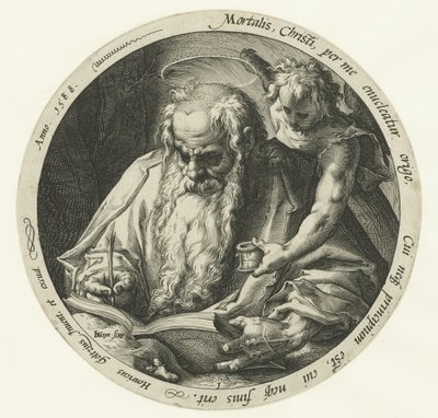 Evangelisten Mattheus De fyra evangelisterna (serietitel) av Jacob de Gheyn (II)