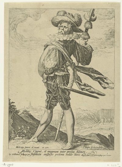 Överste Officerare och soldater (serietitel) av Jacob de Gheyn (II)