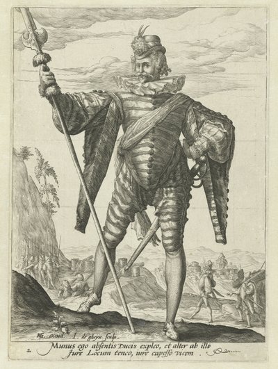 Överstelöjtnant Officerare och soldater (serietitel) av Jacob de Gheyn (II)