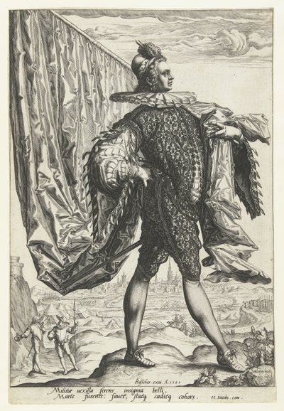 Officerare i Peascod Doublets Vaandrig av Jacob de Gheyn (II)