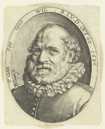 Porträtt Rutgaert Jansz. vid 60 års ålder av Jacob de Gheyn (II)