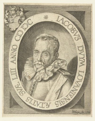 Porträtt av Jacobus Duym vid 53 års ålder av Jacob de Gheyn (II)