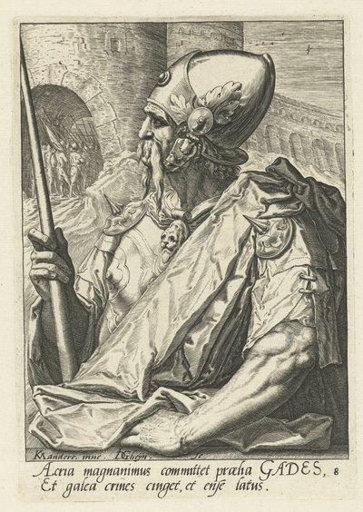 Anfader Gad Israels förfäder (serietitel) Jakobs tolv söner (serietitel) av Jacob de Gheyn (II)