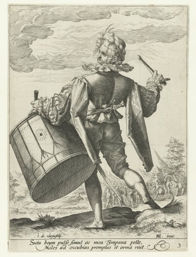 Handelsresande Officerare och soldater (serietitel) av Jacob de Gheyn (II)