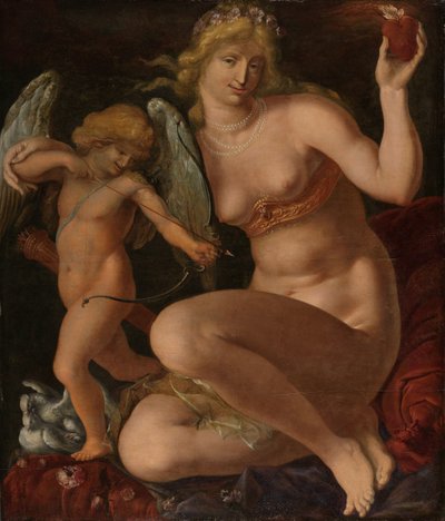Venus och Amor av Jacob de Gheyn (II)