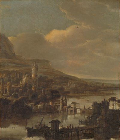 Flod vy av Jacob de Wet (I) (attributed to)