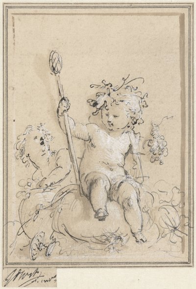Allegori om vinodling av Jacob de Wit