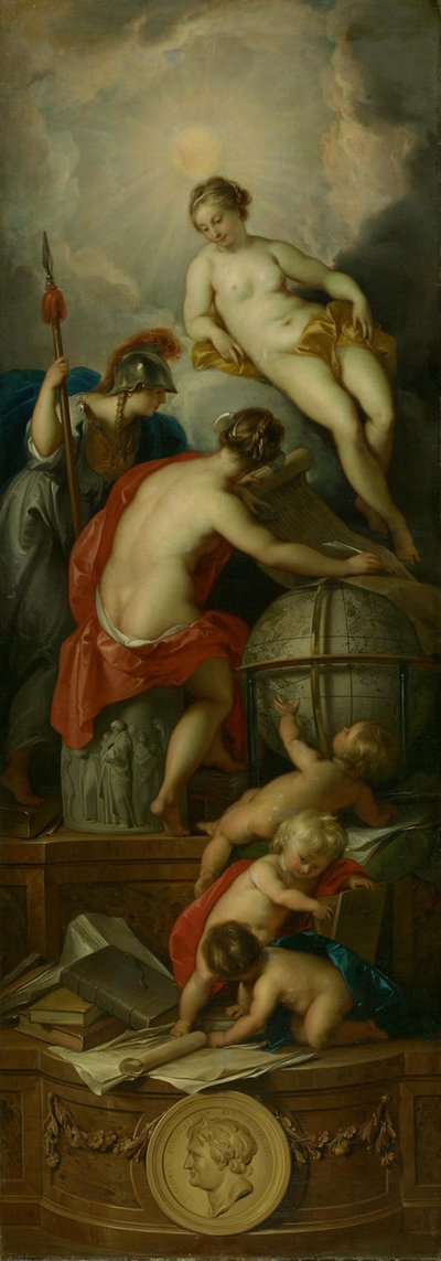 En allegori över historieskrivningen av Jacob de Wit