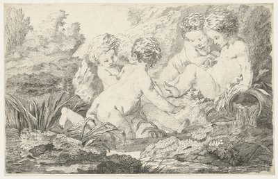 Allegorisk barngrupp av Jacob de Wit